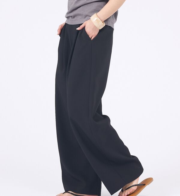abahouse mavie「【後ろウエストゴム】ダブルクロスカーブパンツ」|その他|