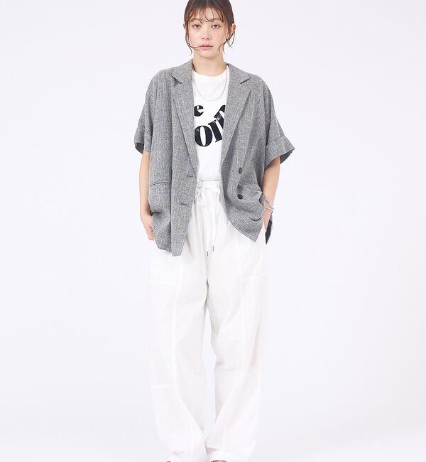 abahouse mavie「【旬シルエット】カーブイージーパンツ【予約】」|その他|