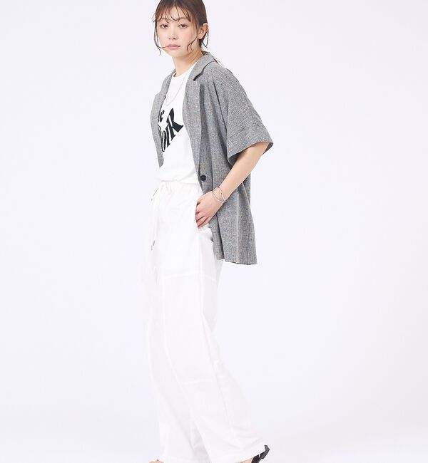 abahouse mavie「【旬シルエット】カーブイージーパンツ【予約】」|その他|