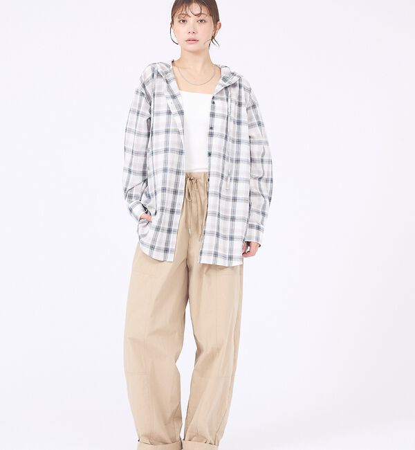 abahouse mavie「【旬シルエット】カーブイージーパンツ【予約】」|その他|