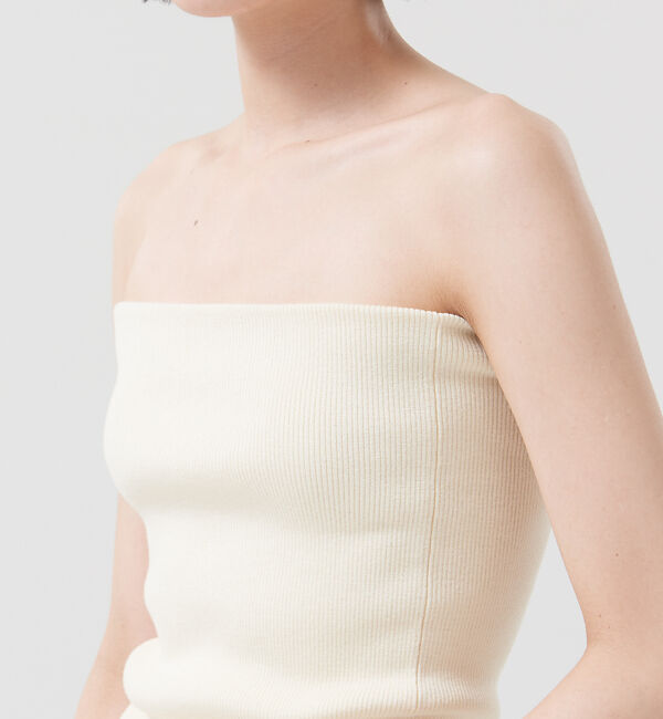 The Store by C' 「【COCUCA】リブチューブトップ」|キャミソール|
