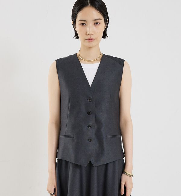 The Store by C' 「【COCUCA】ノースリーブベスト」|ダウンベスト・ベスト|