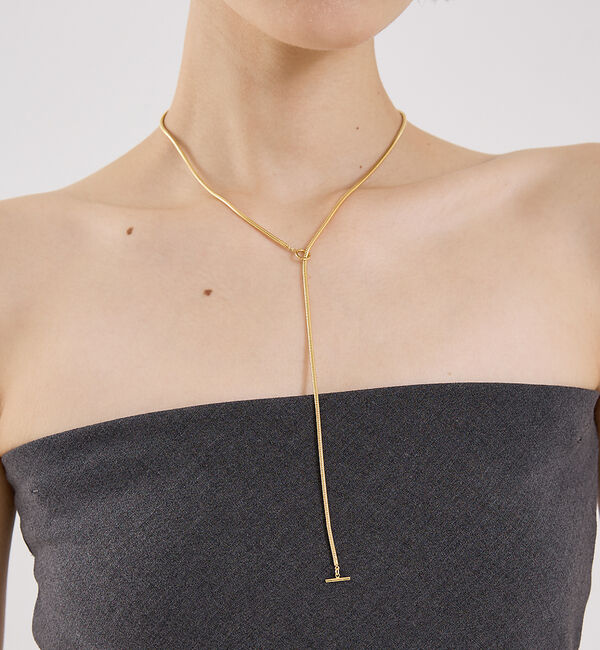 The Store by C' 「【MARIHA】Silent Rain ネックレス パイソンチェーン60cm」|ネックレス|