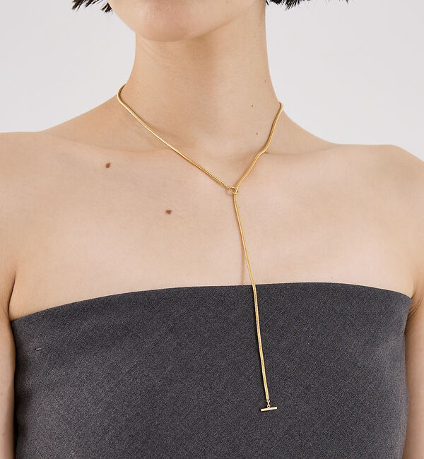 The Store by C' 「【MARIHA】Silent Rain ネックレス パイソンチェーン60cm」|ネックレス|