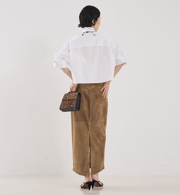 The Store by C' 「【TWP】Next Ex／クロップ丈シャツ」|シャツ・ブラウス|