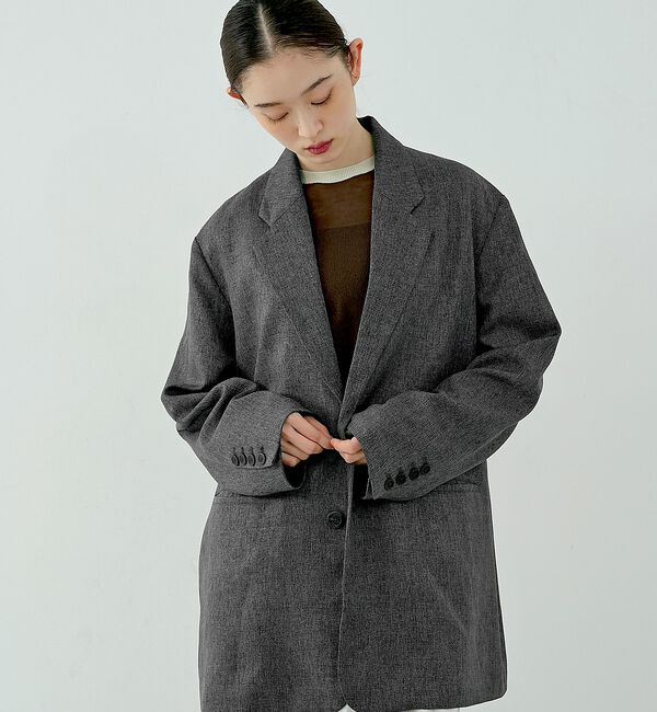 NOMINE「【ユニセックス】オーバーサイズ シャーク テーラードジャケット」|テーラードジャケット|