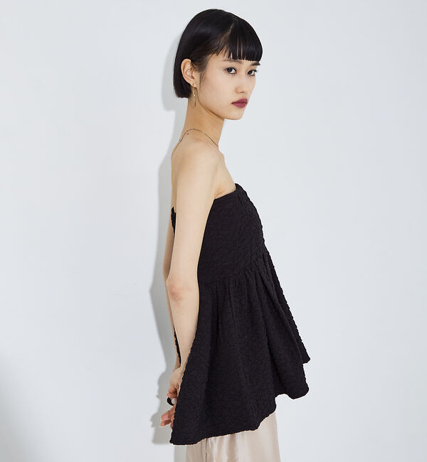 NOMINE「ふくれ ジャガード ビスチェ キャミソール」|キャミソール|