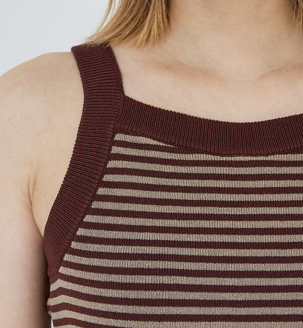 NOMINE「カップインアメスリニットタンク」|キャミソール|