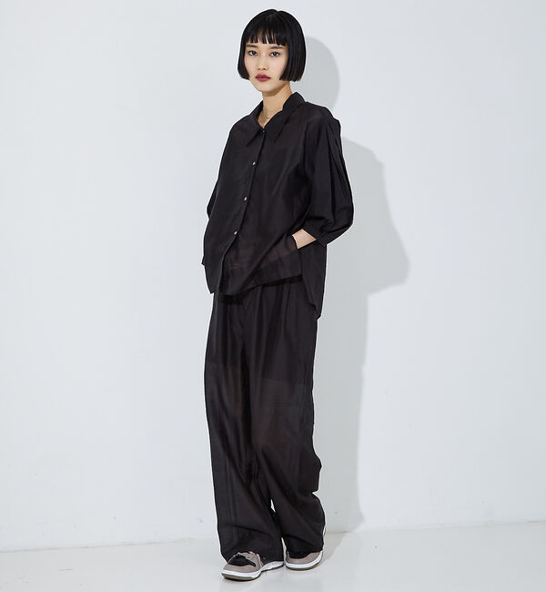 NOMINE「【セットアップ着用可】シアー ワイドパンツ」|その他|