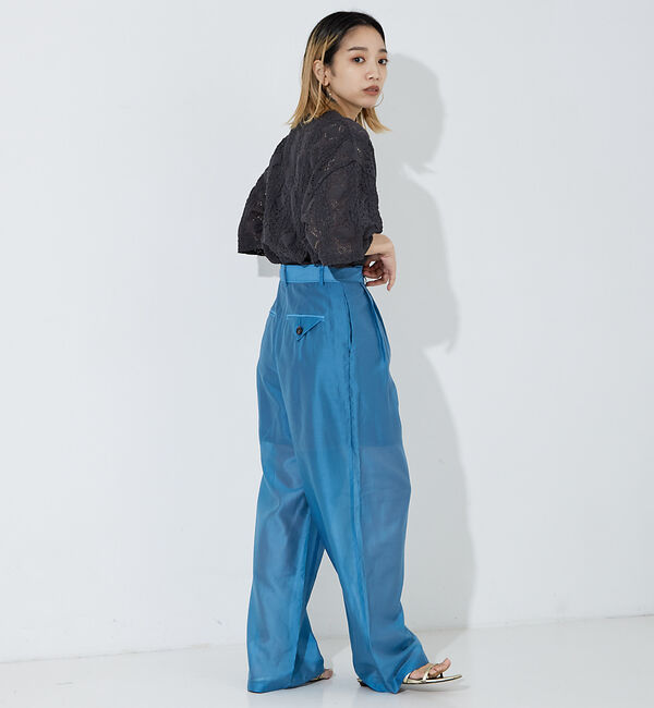 NOMINE「【セットアップ着用可】シアー ワイドパンツ」|その他|