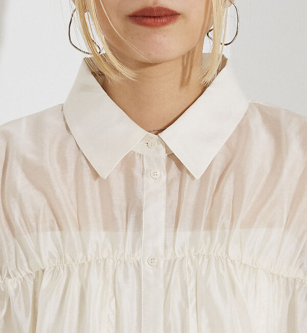 NOMINE「シアー シャーリング シャツ」|シャツ・ブラウス|