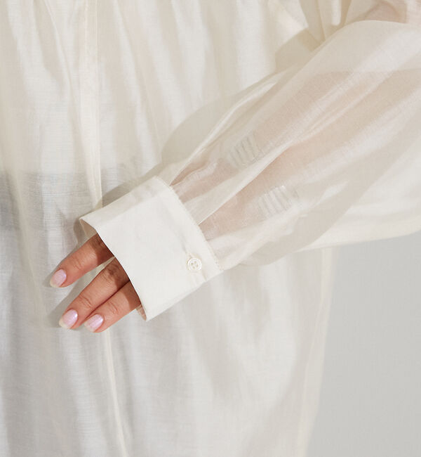 NOMINE「シアー シャーリング シャツ」|シャツ・ブラウス|