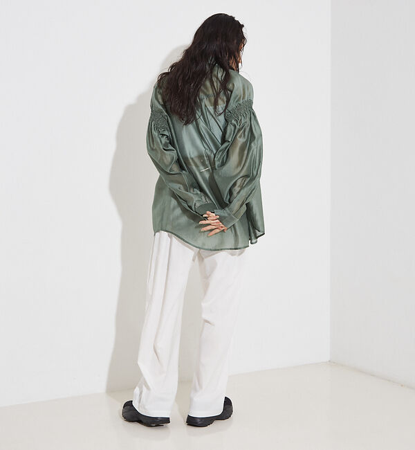 NOMINE「シアー シャーリング シャツ」|シャツ・ブラウス|