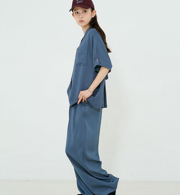 NOMINE「【セットアップ対応】ヴィンテージサテン ドロストコード パンツ」|その他|