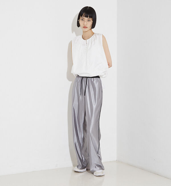 NOMINE「タック バルーン タンクトップ ブラウス」|シャツ・ブラウス|