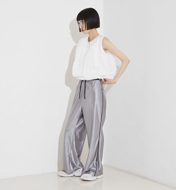 NOMINE「タック バルーン タンクトップ ブラウス」|シャツ・ブラウス|