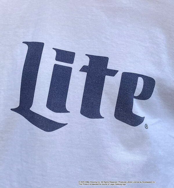 NOMINE「【GOOD ROCK SPEED】Miller LITE ロゴ半袖 Tシャツ」|Tシャツ・カットソー|