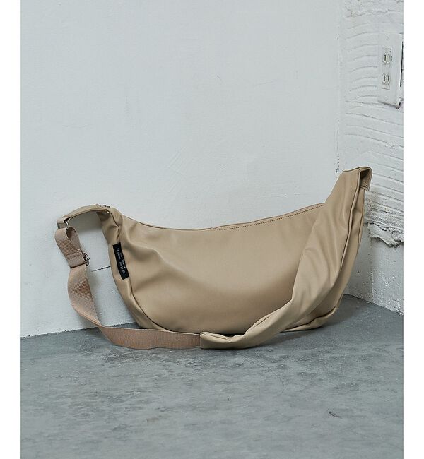 NOMINE「【SPRUCE】エコレザー ショルダーバッグ」|ショルダー・メッセンジャー|ベージュ