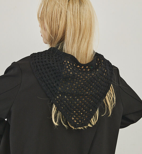 NOMINE「【Stuart Austin】透かし編み クロシェニット スカーフ」|バンダナ・スカーフ|