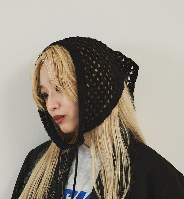 NOMINE「【Stuart Austin】透かし編み クロシェニット スカーフ」|バンダナ・スカーフ|