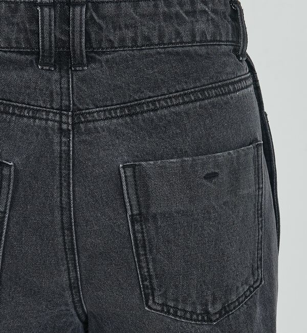 NOMINE「サイドライン ワイド デニムパンツ」|デニム|