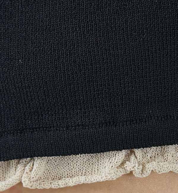 NOMINE「バイカラーコンパクトカーディガン」|カーディガン|