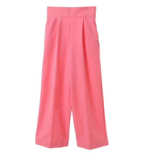 TIARA「センタープレスワイドパンツ」|スラックス|