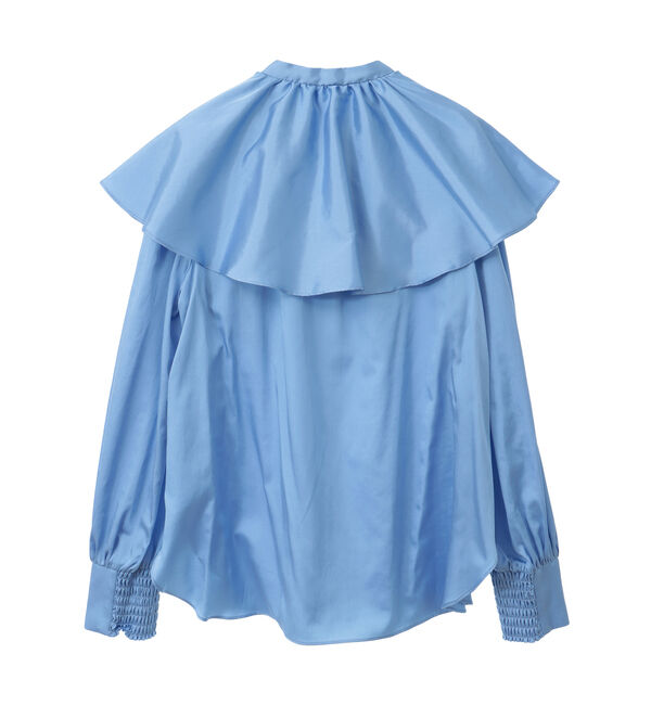 TIARA「ボリュームギャザーカラーブラウス」|シャツ・ブラウス|