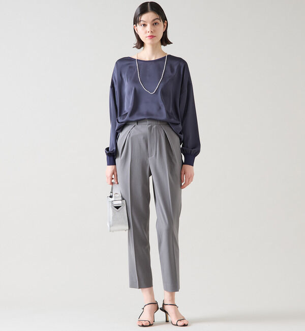 TIARA「リブトリミングトップス」|ニット・セーター|