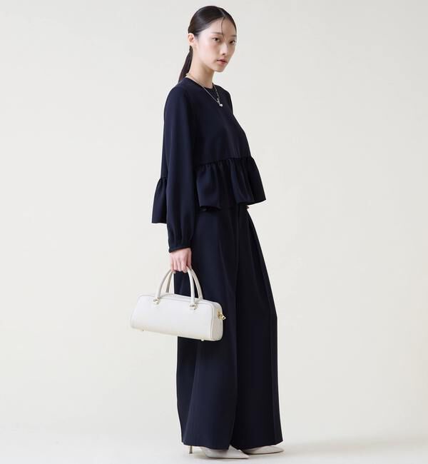 TIARA「2タックワイドパンツ」|スラックス|