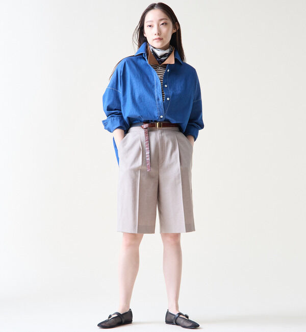 TIARA「【STAR&STRIPE/スターアンドストライプ】ボーダーポロニット（SSMD-199M）」|ニット・セーター|