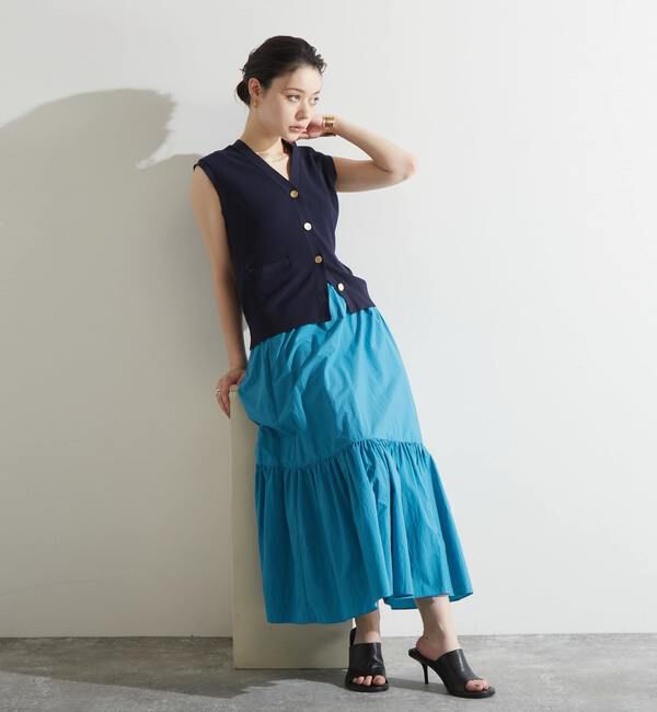 Liesse「V開きニットベスト」|ベスト・ジレ|