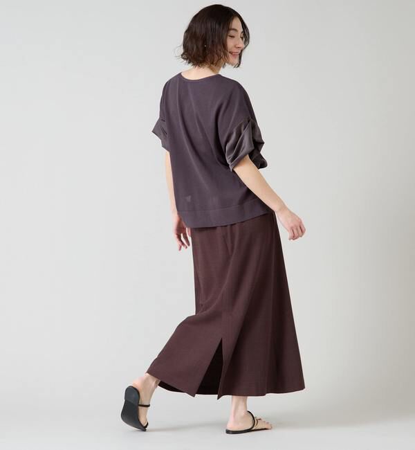 Liesse「袖サテンニット」|ニット・セーター|