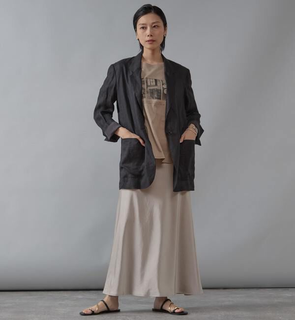 Liesse「リネンライトジャケット」|テーラードジャケット|