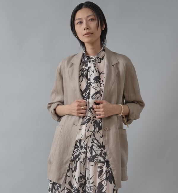 Liesse「リネンライトジャケット」|テーラードジャケット|