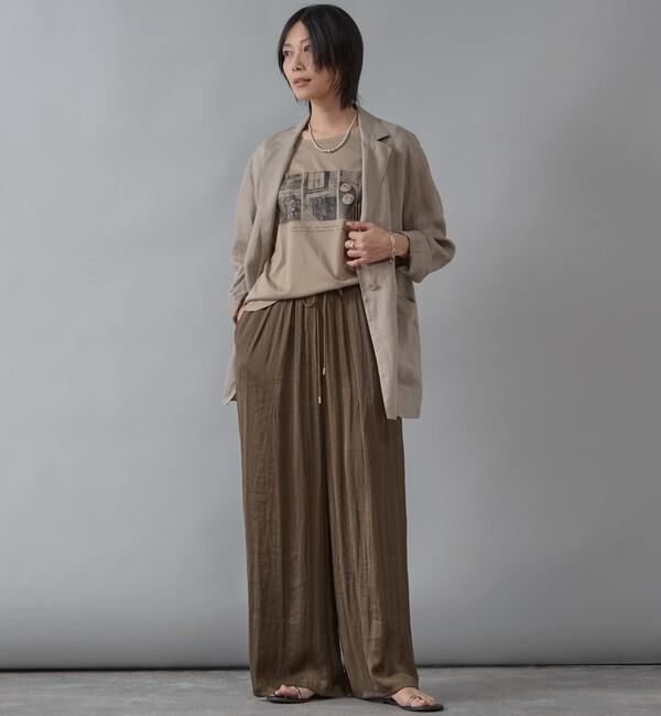 Liesse「リネンライトジャケット」|テーラードジャケット|