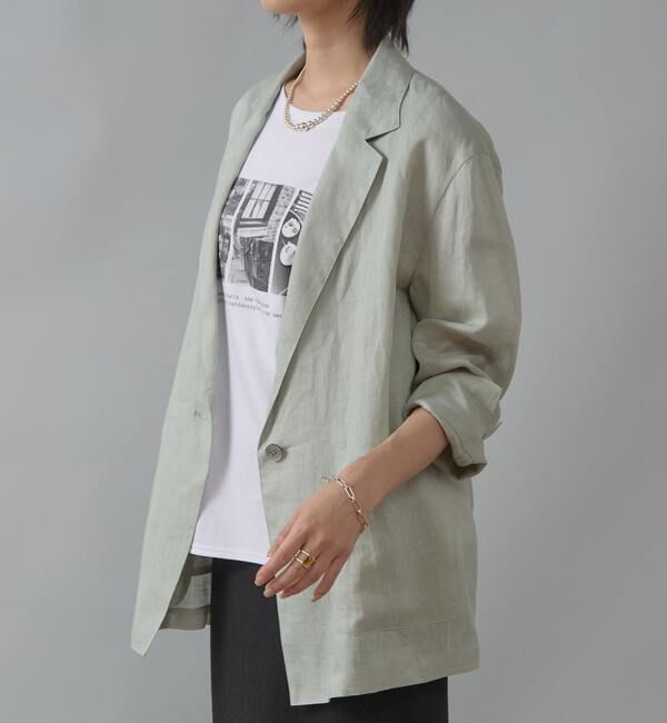 Liesse「リネンライトジャケット」|テーラードジャケット|
