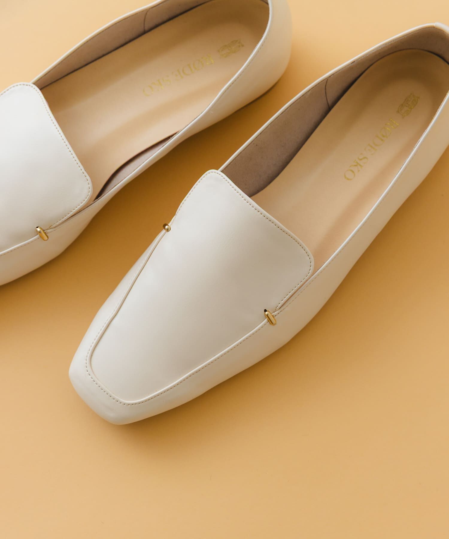 RODE SKO「『MADE IN JAPAN』スクエアトゥプチメタルローファー」|ローファー|