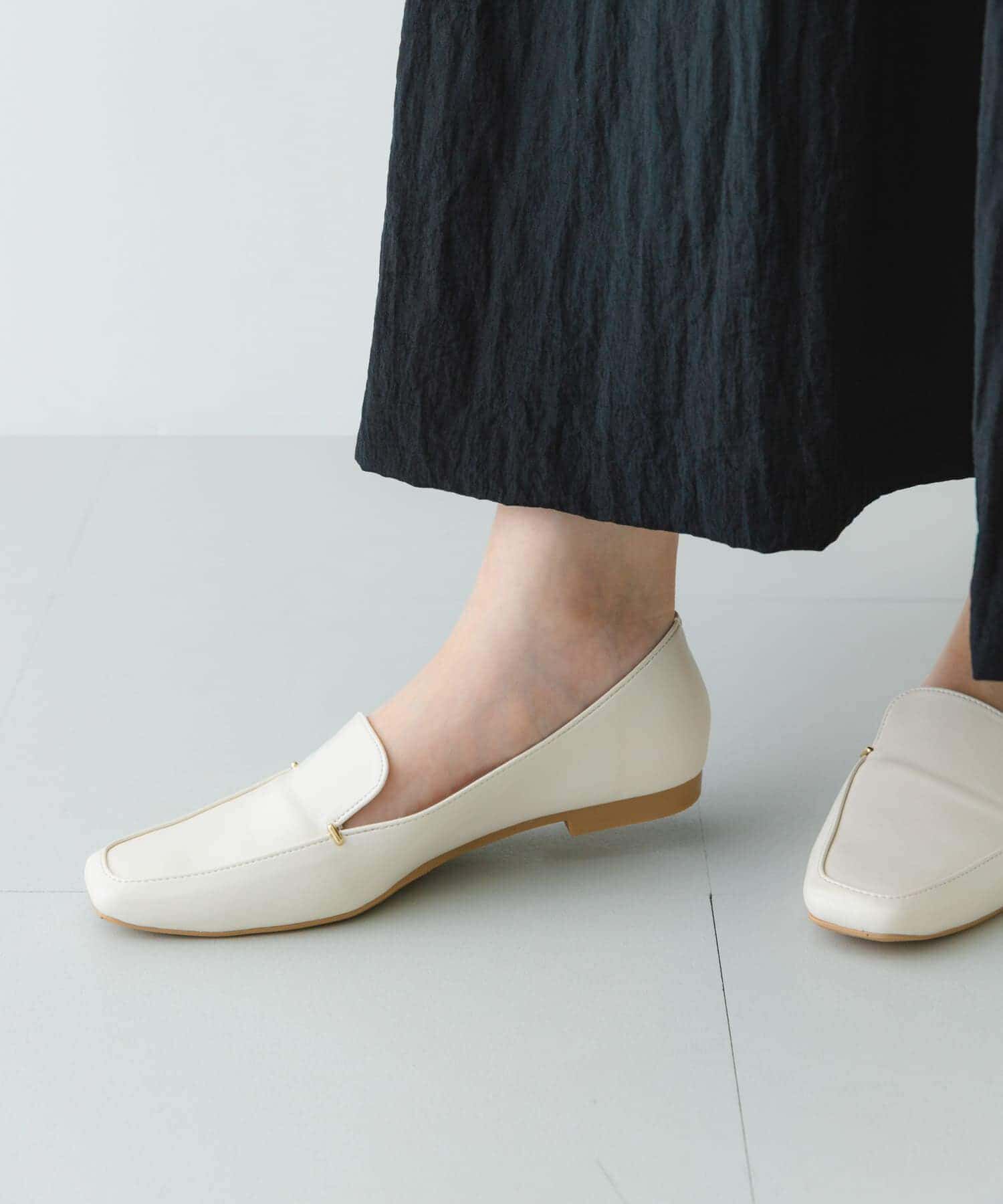 RODE SKO「『MADE IN JAPAN』スクエアトゥプチメタルローファー」|ローファー|