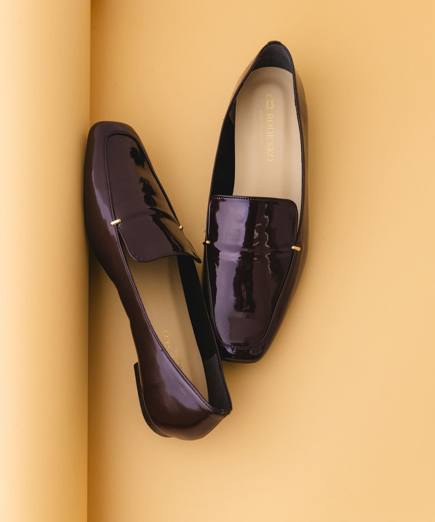 RODE SKO「『MADE IN JAPAN』スクエアトゥプチメタルローファー」|ローファー|ブラウン