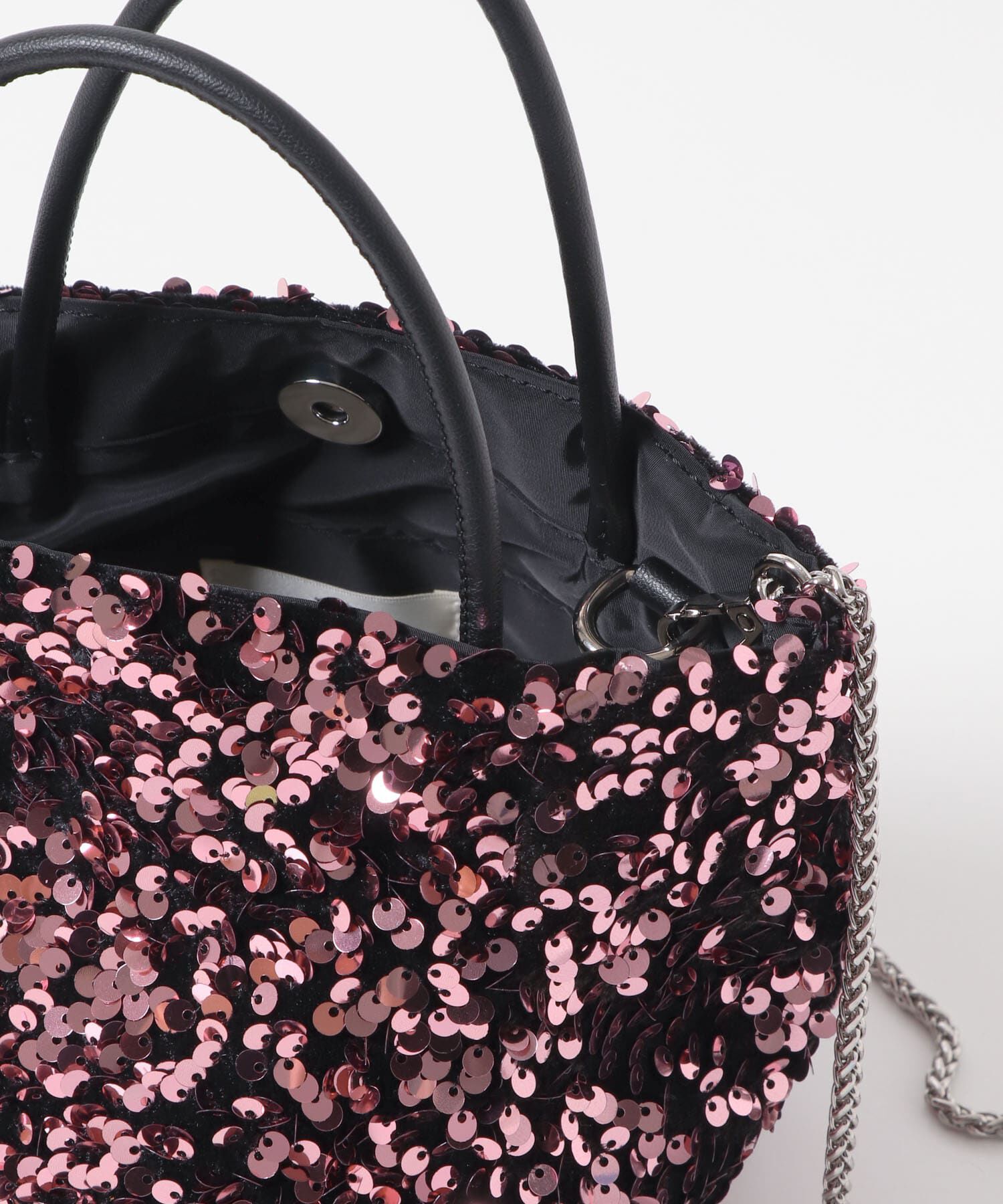 RODE SKO「チェーン付きスパンコールバッグ」|ショルダー・メッセンジャー|