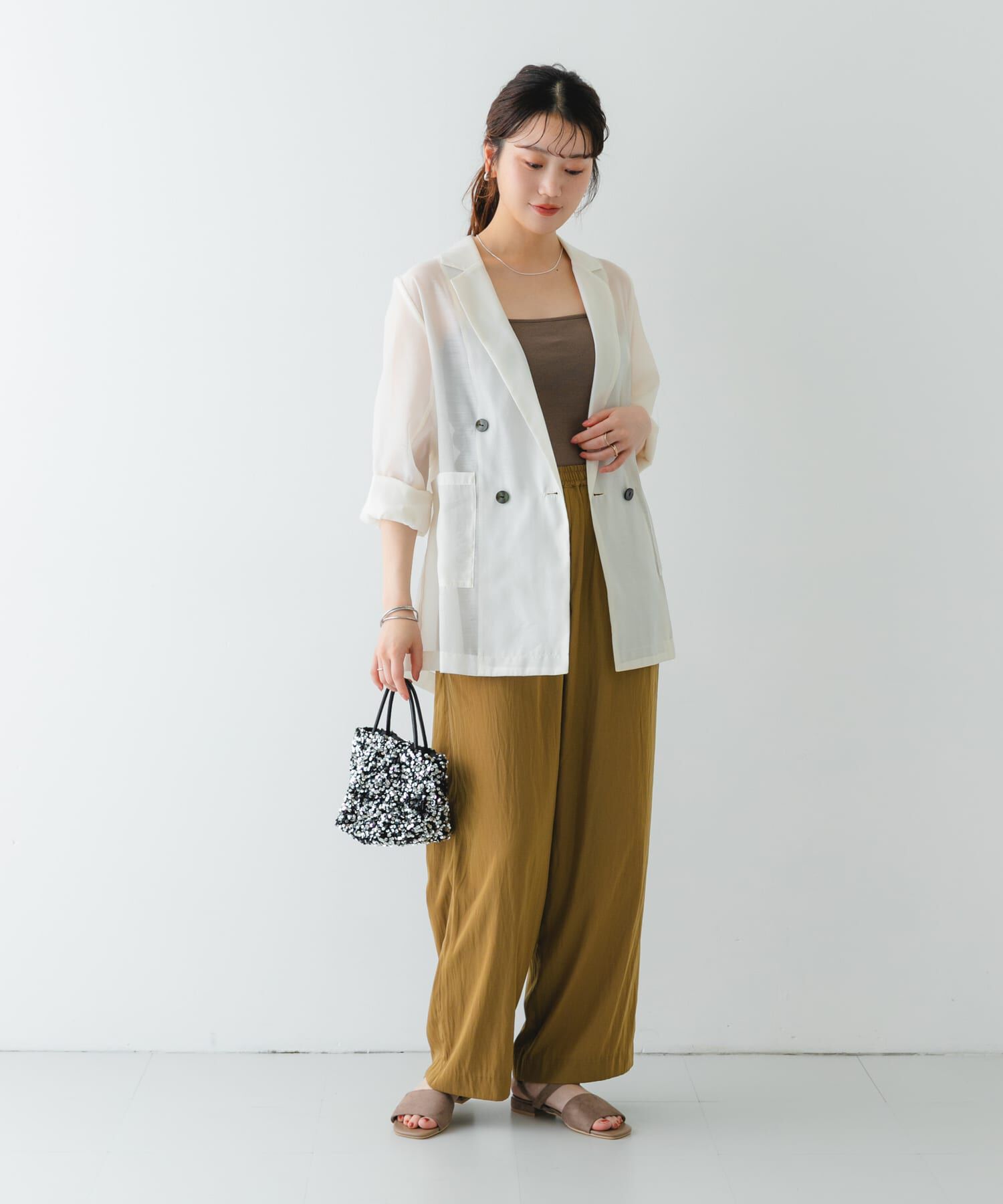 RODE SKO「チェーン付きスパンコールバッグ」|ショルダー・メッセンジャー|