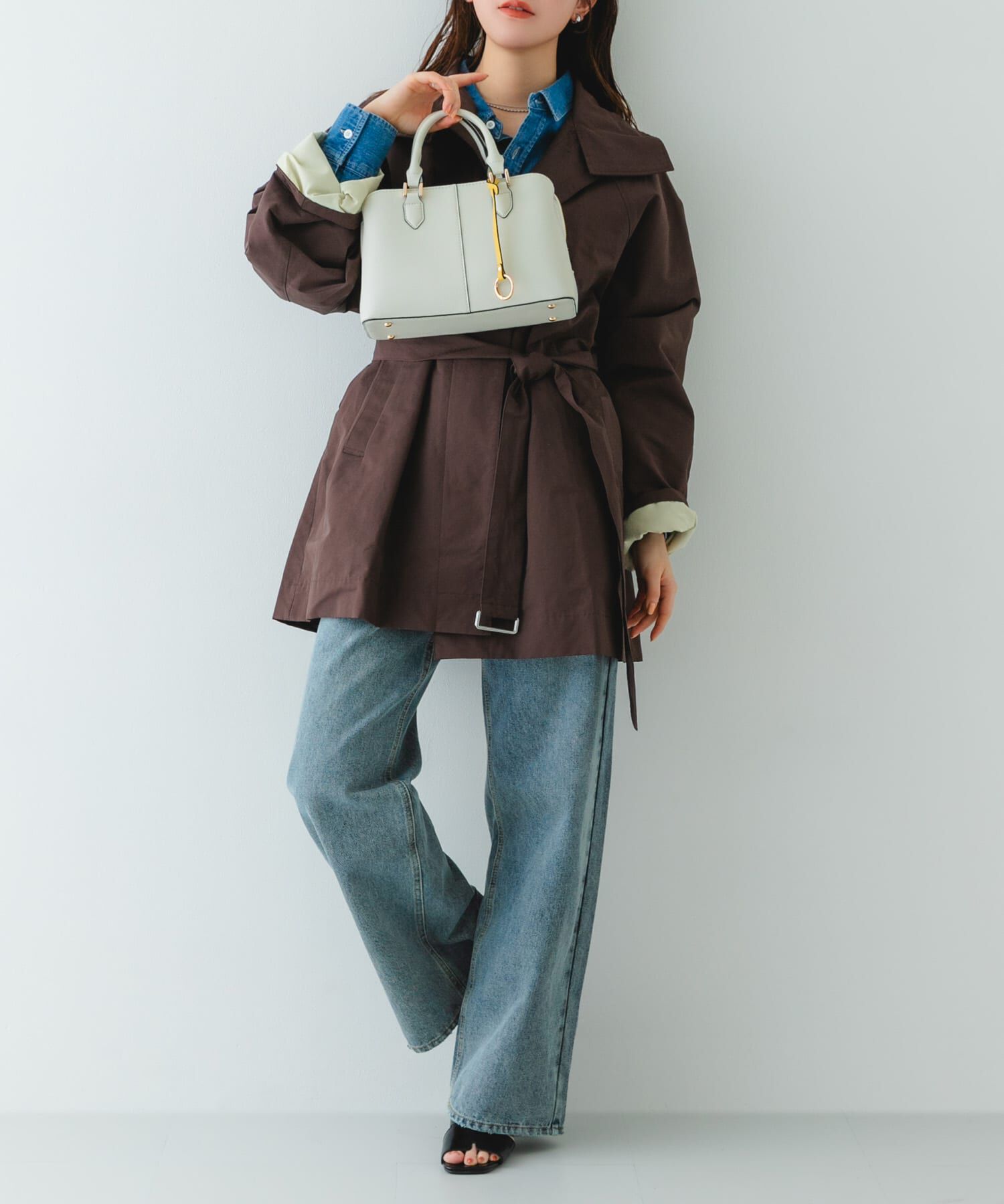 RODE SKO「センターステッチハンドバッグ」|ハンドバッグ|