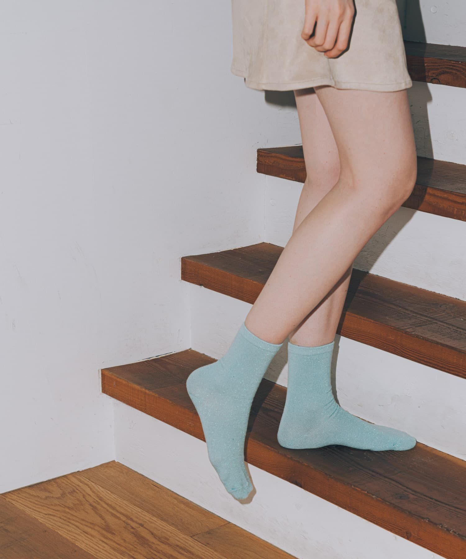 SMELLY「ラメカラーソックス」|ソックス|