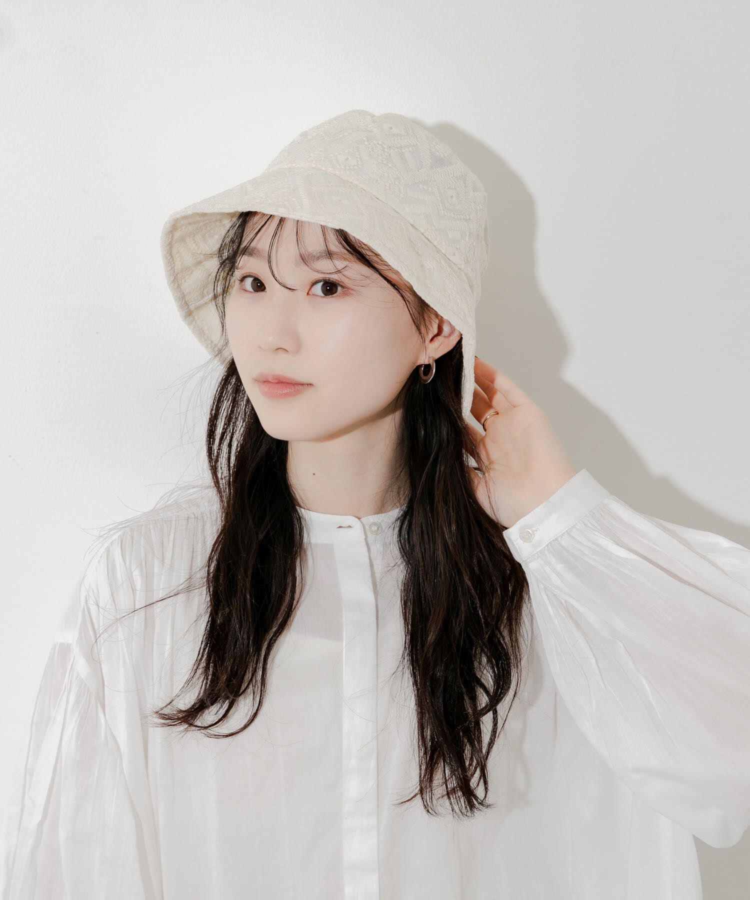 SMELLY「レースバケットハット」|ハット|