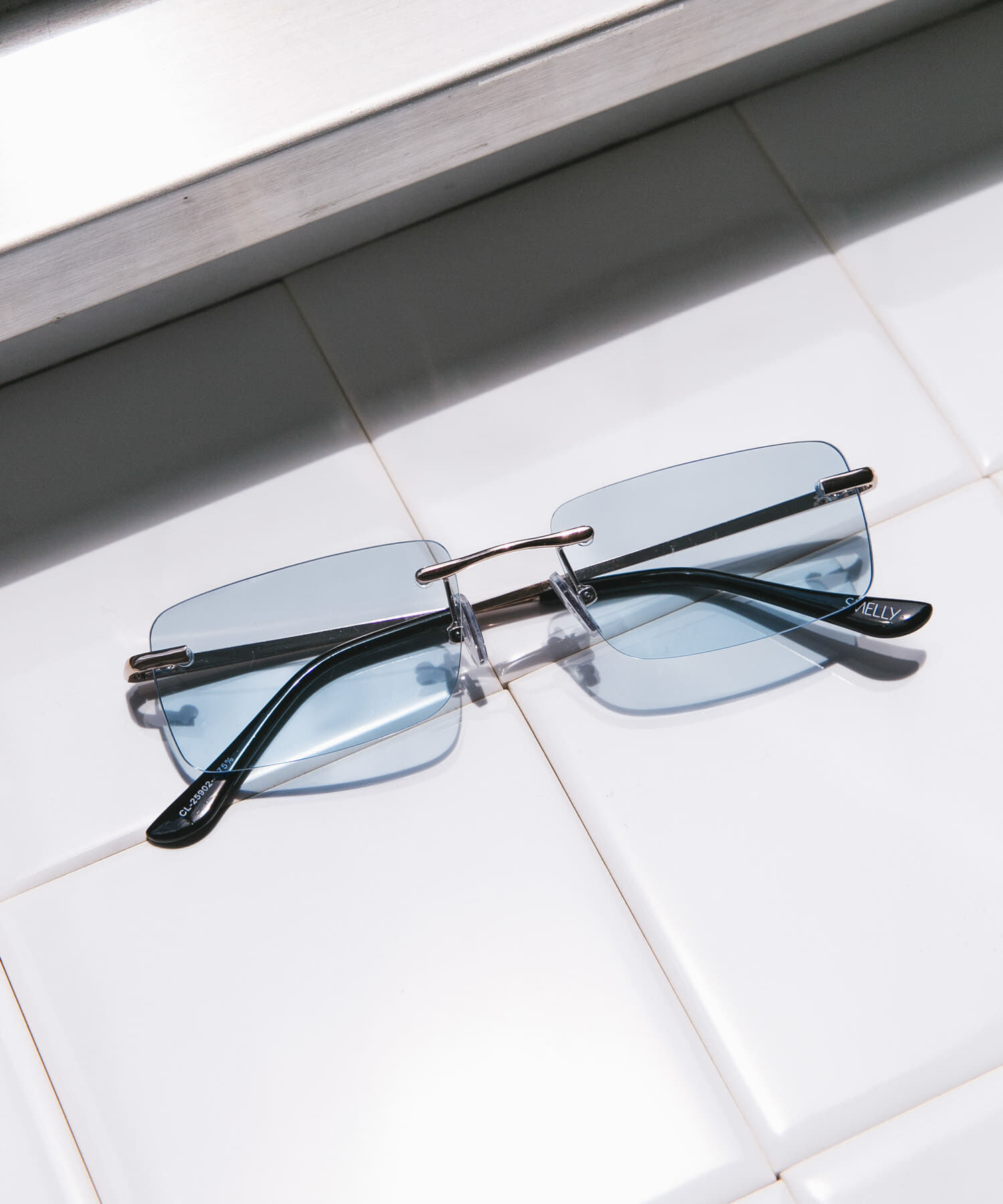 SMELLY「リムレスカラーサングラス」|メガネ|