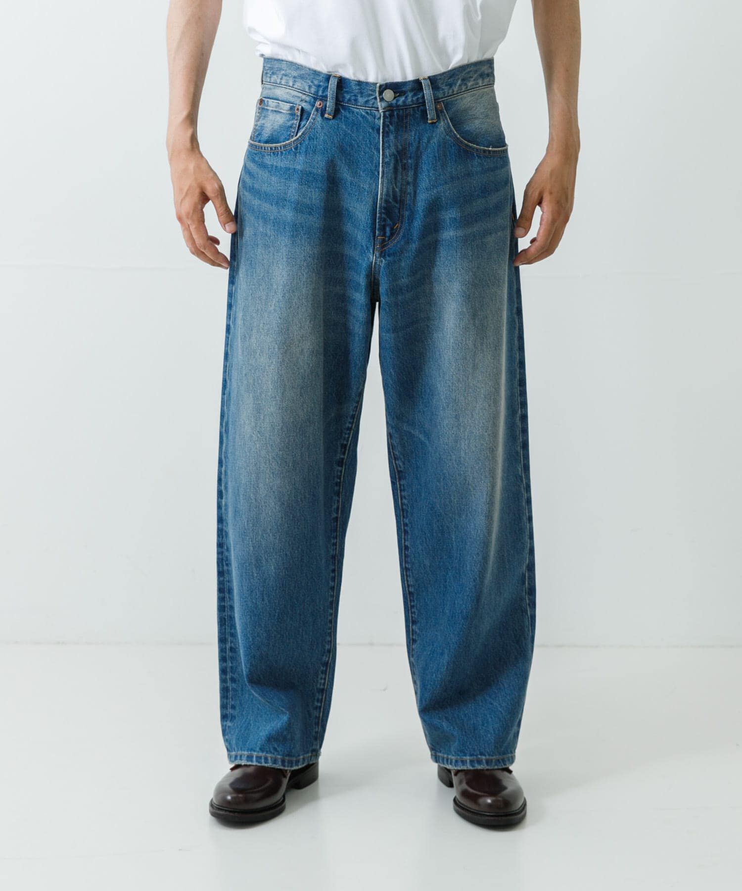 URBAN RESEARCH「13.5oz DENIM WIDE PANTS」|デニム|