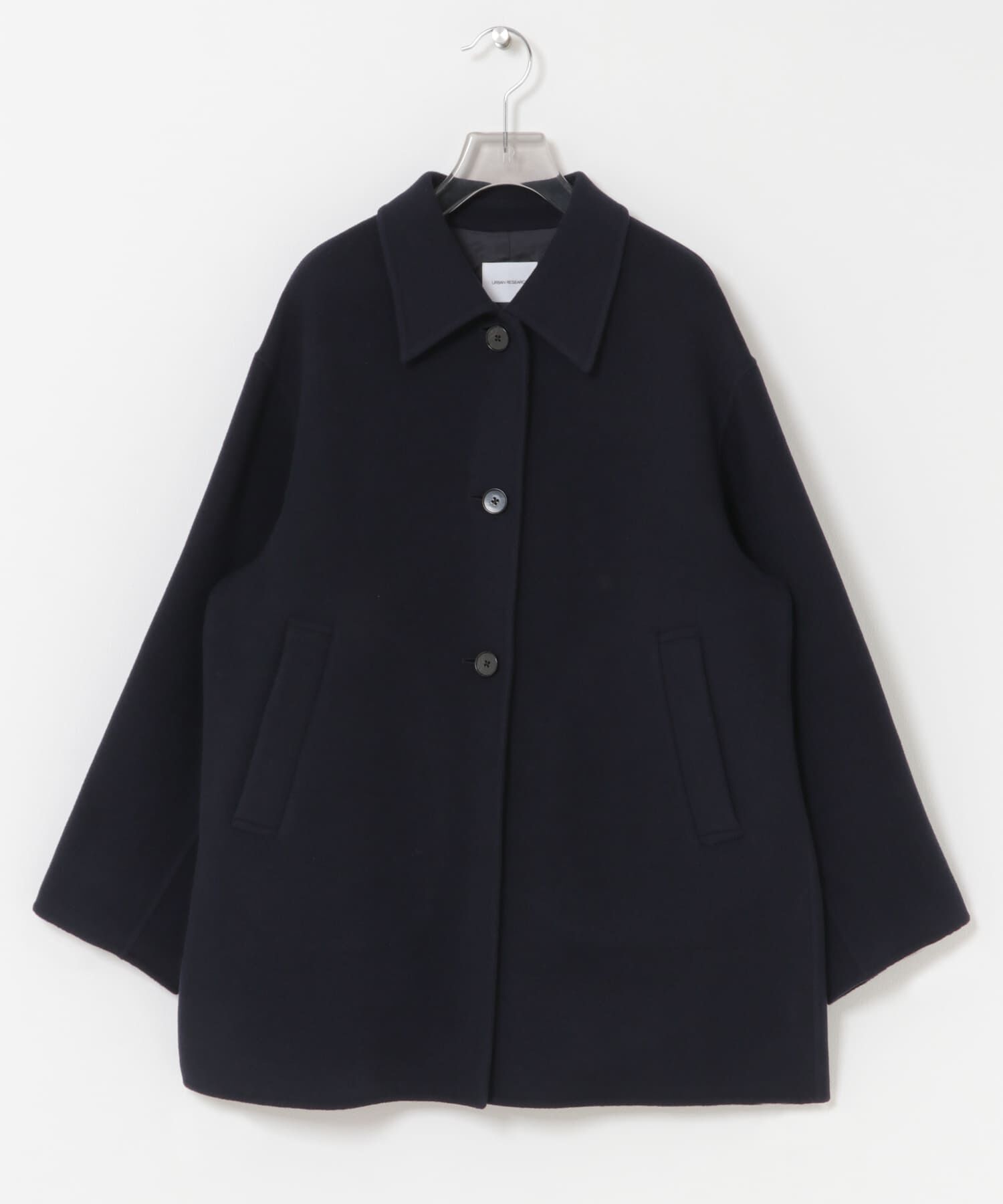 URBAN RESEARCH「スーパー140ステンカラーリバーミドルコート」|ステンカラーコート|