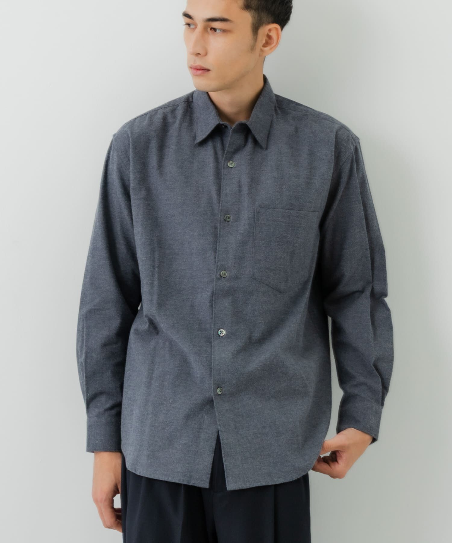 URBAN RESEARCH「『UR TECH』Brushed Cotton Shirts」|シャツ・ブラウス|