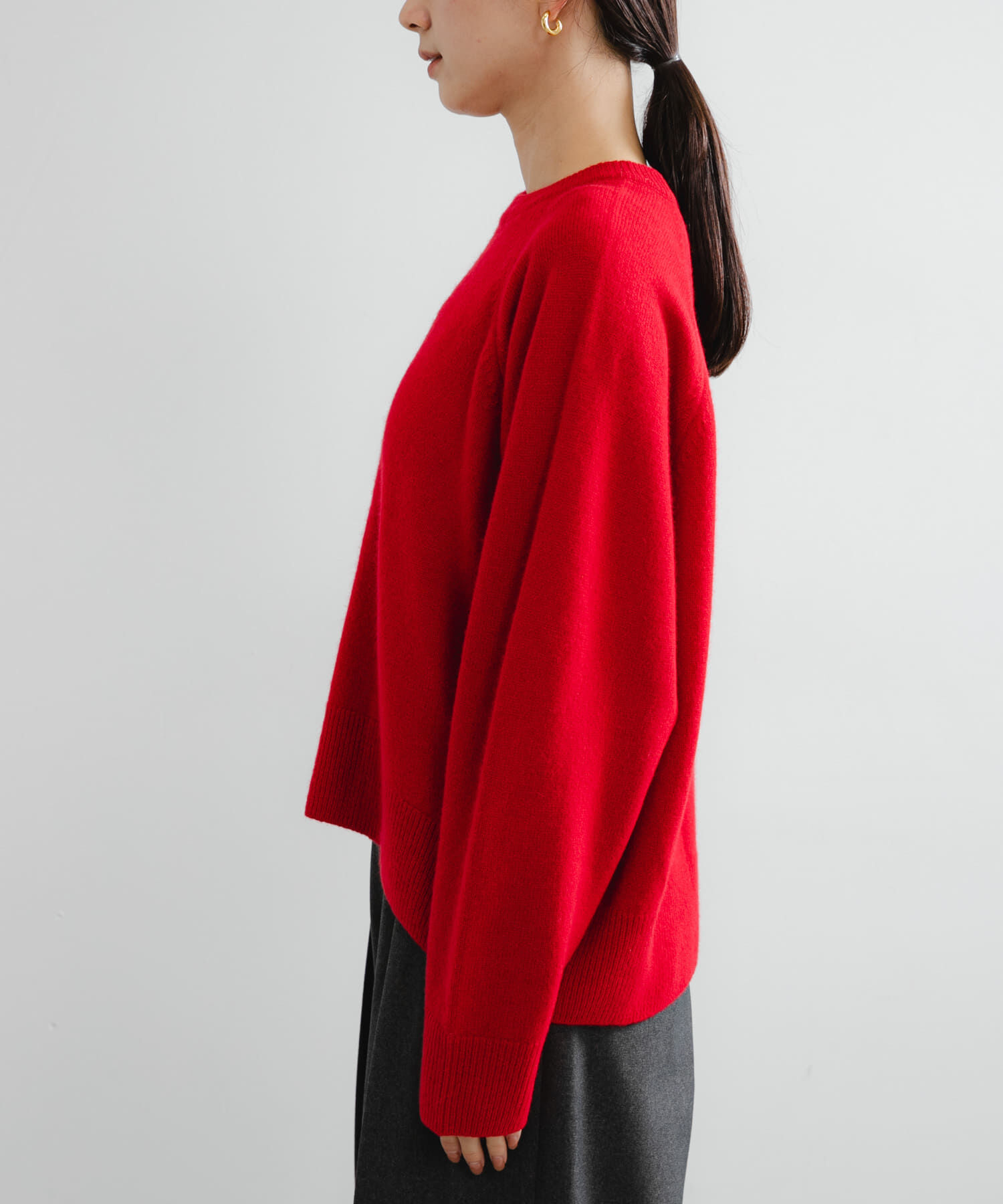 URBAN RESEARCH「カシミヤ強縮クルーネックニット」|ニット・セーター|